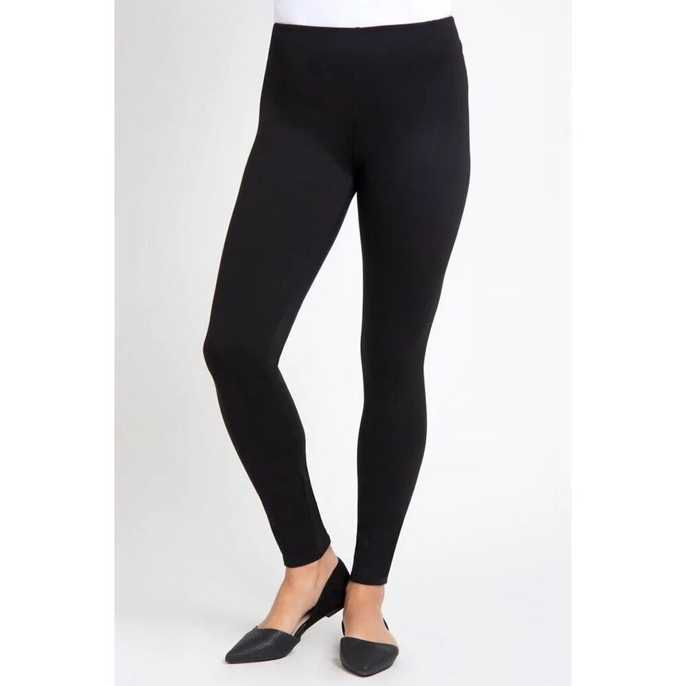 Lysse $118 Lightweight Ponte Pants 4 Way Stretch Travel Womens Large NEW